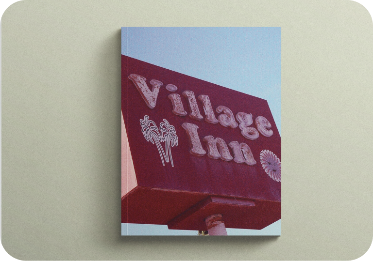 Village inn photogrpahy zine by photographer Jered Snyder