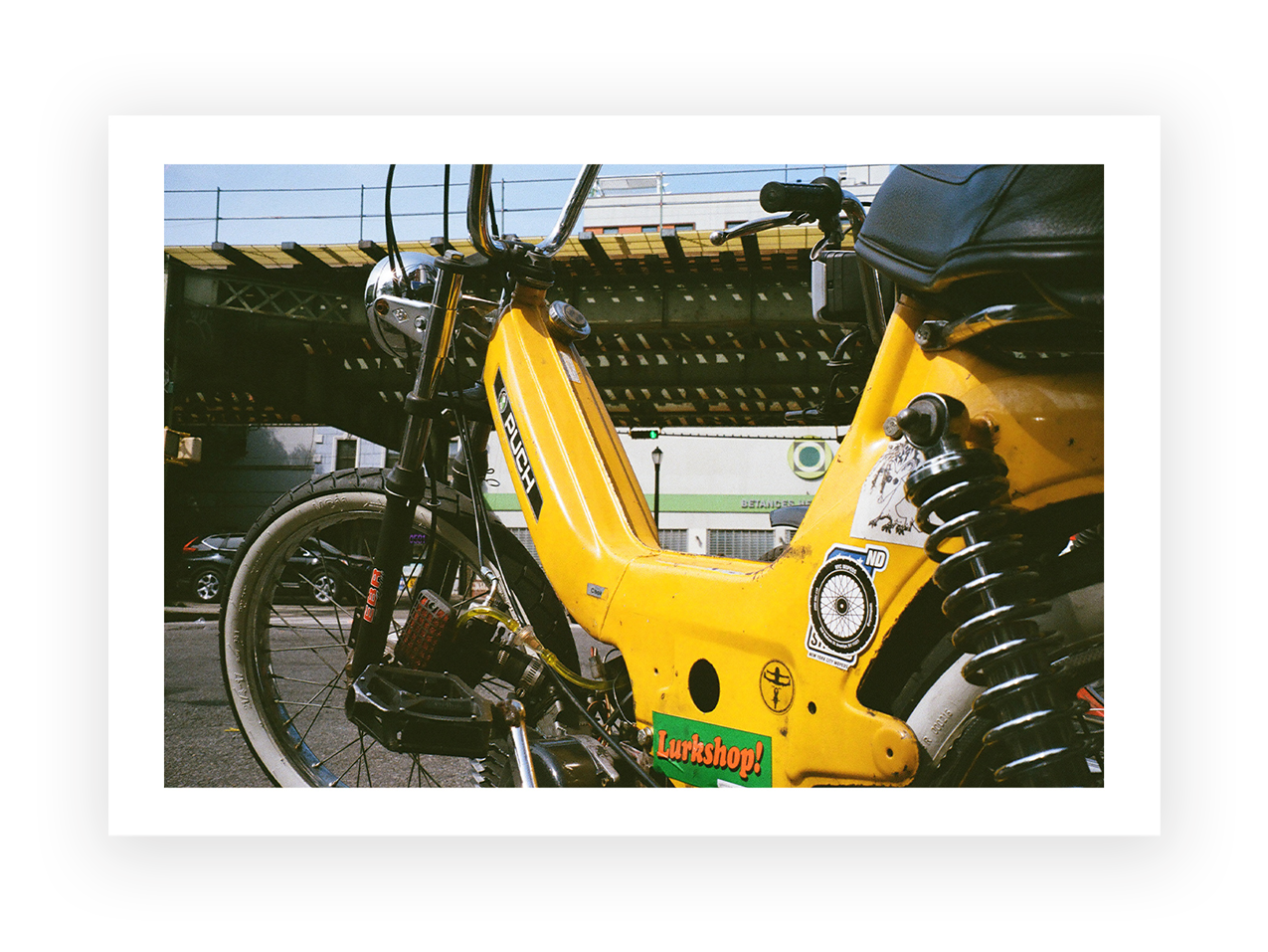 moped life art print 13